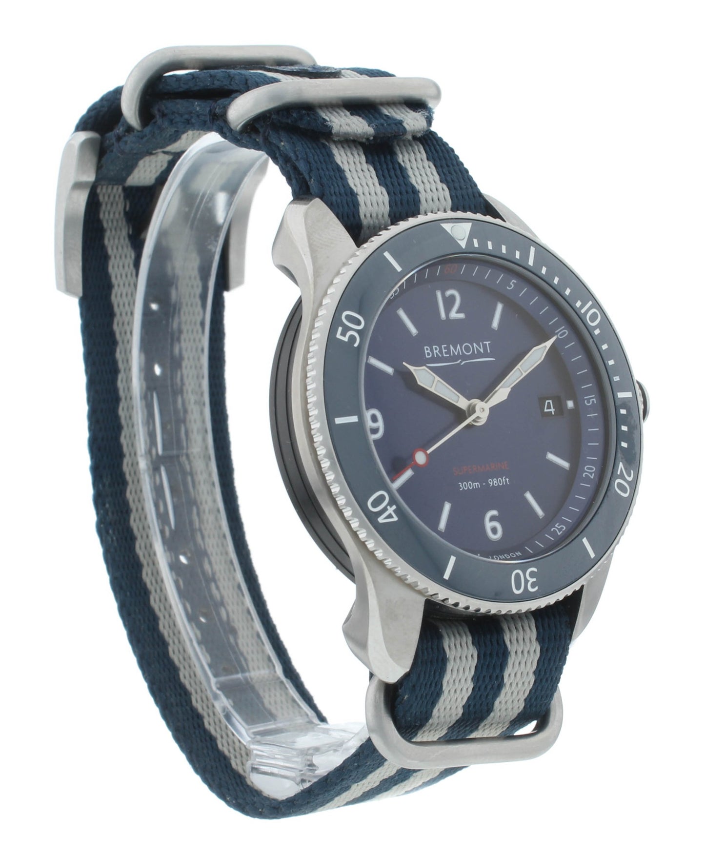 Bremont Supermarine S300 Blue Dial 40mm Automatic Men’s Watch S300-BL-R-S