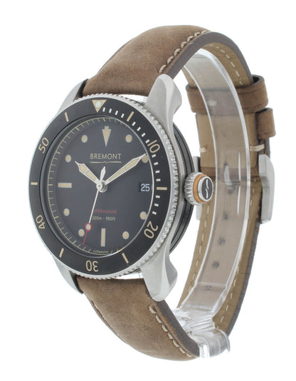 Bremont Supermarine S301 Black Dial 40mm Automatic Men’s Watch S301-BK-R-S