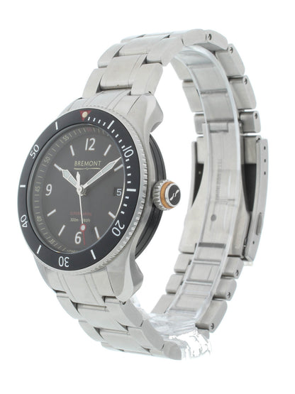 Bremont Supermarine S300 Steel Bracelet 40mm Automatic Men’s Watch S300-BK-R-S
