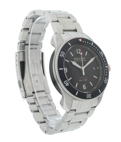 Bremont Supermarine S300 Steel Bracelet 40mm Automatic Men’s Watch S300-BK-R-S