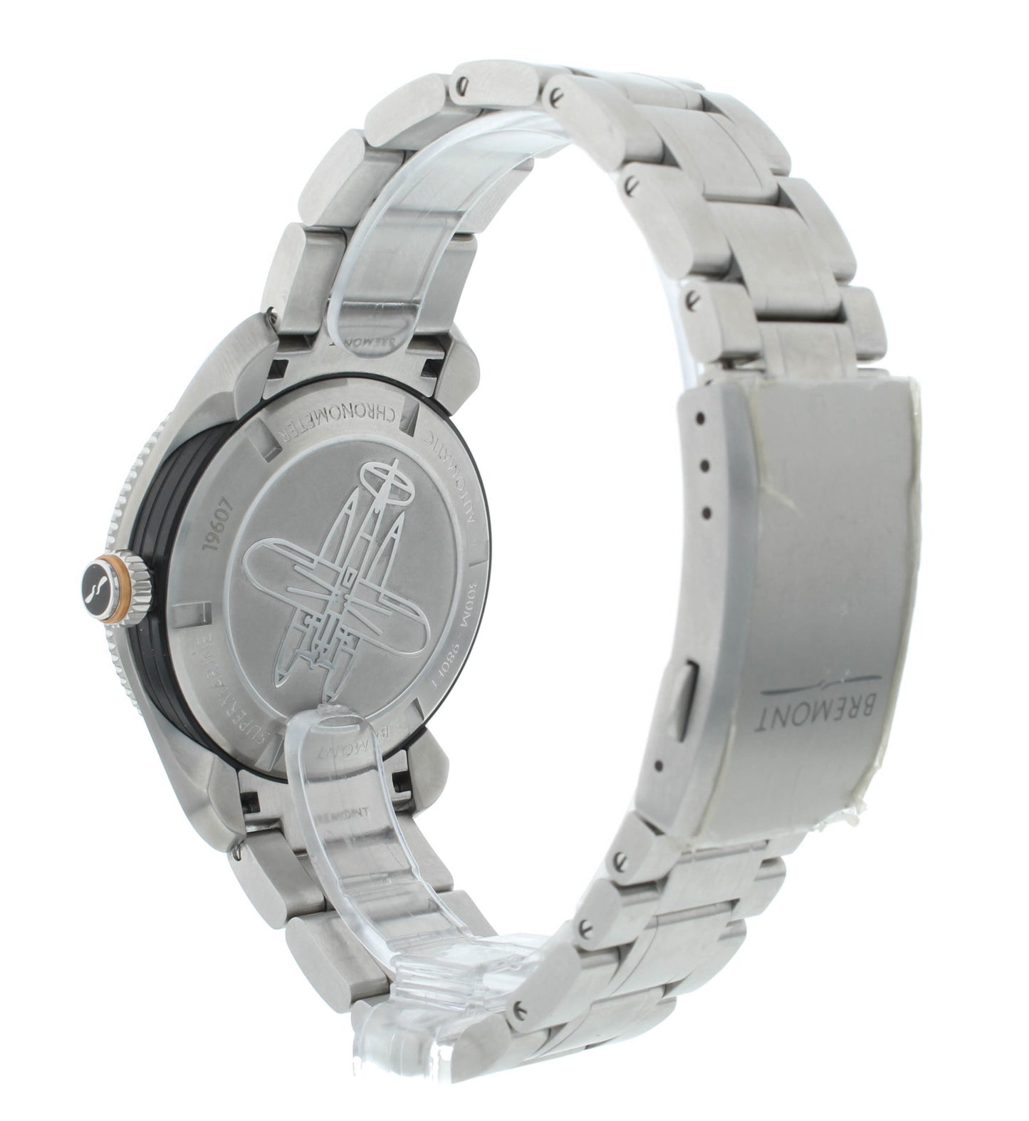 Bremont Supermarine S300 Steel Bracelet 40mm Automatic Men’s Watch S300-BK-R-S