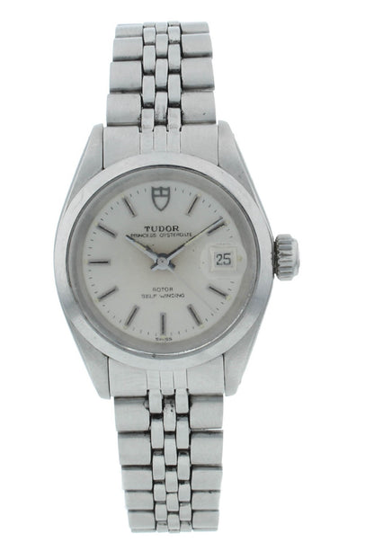 Tudor Princess Oysterdate 25mm Vintage Stainless Steel Automatic Ladies Watch