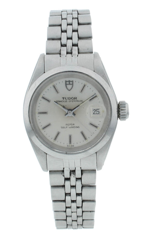 Tudor Princess Oysterdate 25mm Vintage Stainless Steel Automatic Ladies Watch