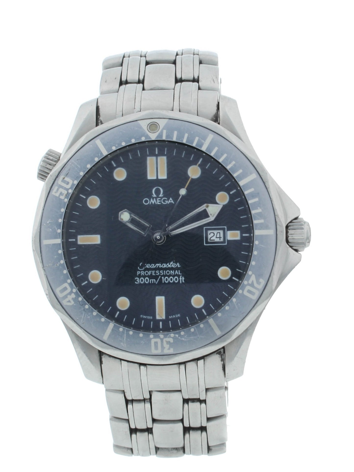 Omega Seamaster Professional 41mm Quartz Black Dial Men's Watch 2541.80.00