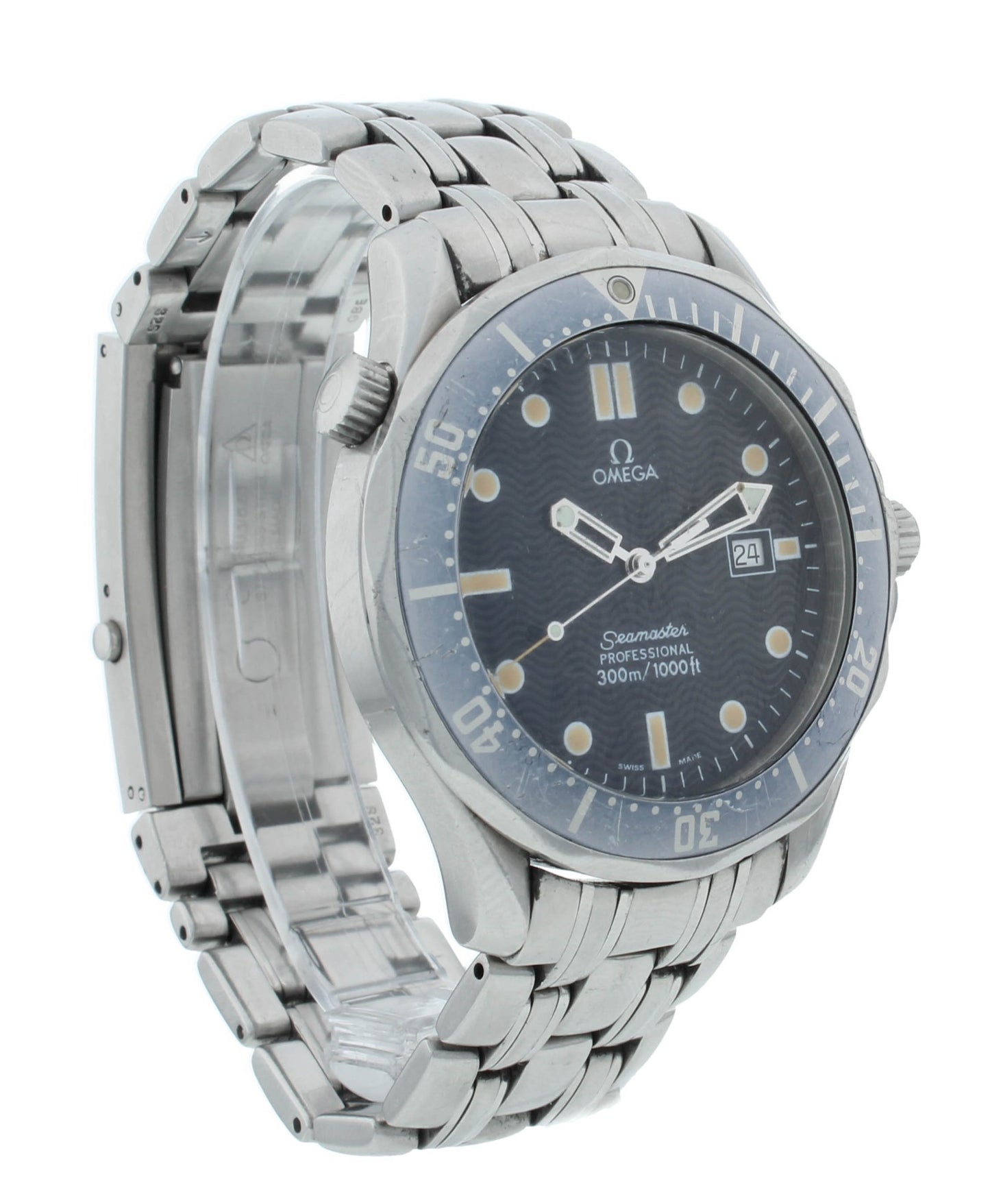 Omega Seamaster Professional 41mm Quartz Black Dial Men's Watch 2541.80.00