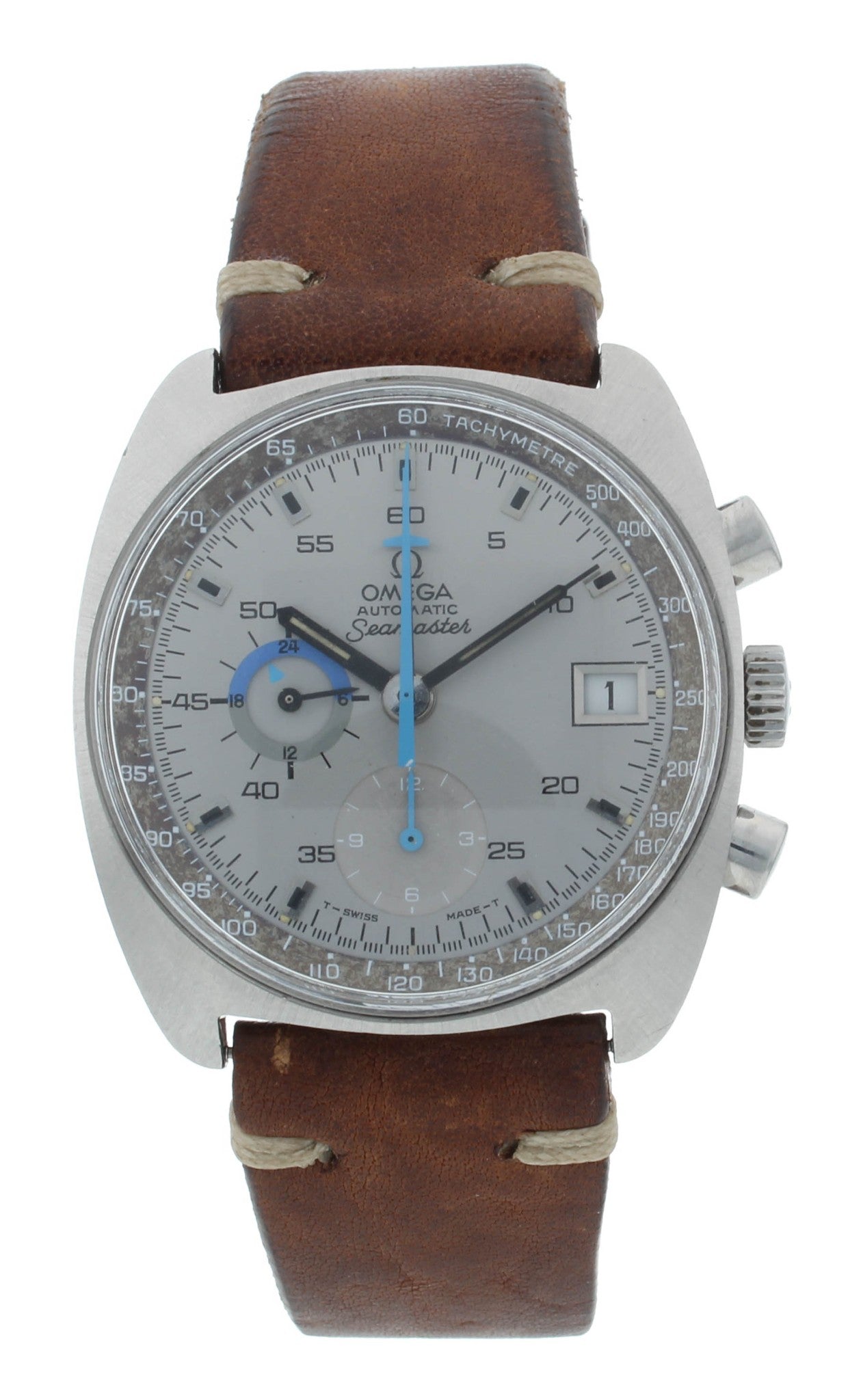 Omega Seamaster Jedi Chronograph 38mm Automatic Silver Dial Men's Watch 176.007