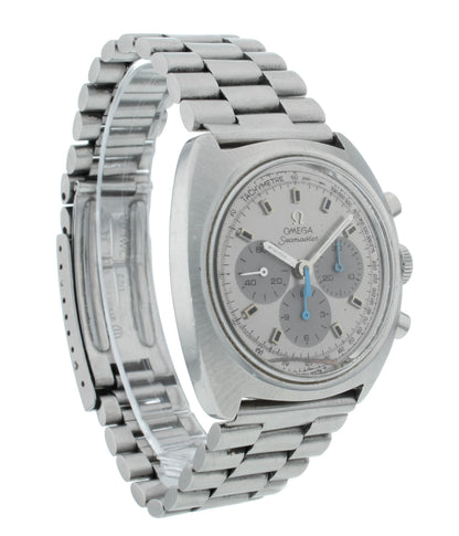 Omega Seamaster Chronograph Vintage 38mm Manual Silver Dial Men's Watch 145.029