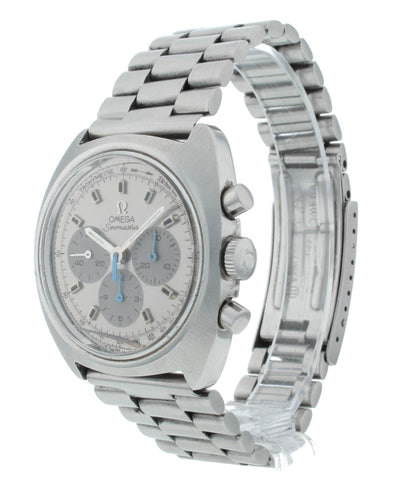 Omega Seamaster Chronograph Vintage 38mm Manual Silver Dial Men's Watch 145.029