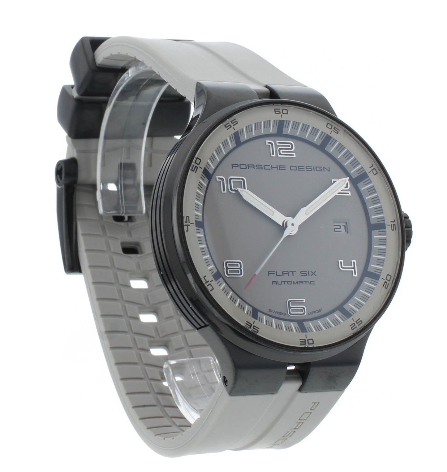 Porsche Design Flat Six Gray Dial 44mm Automatic Men’s Watch P.635043941255