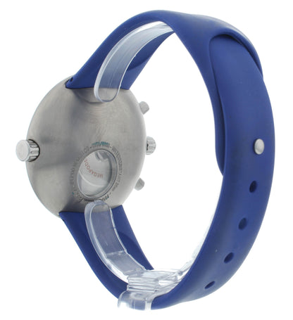 Ikepod Megapode 46mm Automatic Blue Dial Chronograph With Bracelet Men's Watch