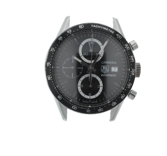 Tag Heuer Carrera 41mm Automatic Black Dial Chrono Men's Watch CV2010-0