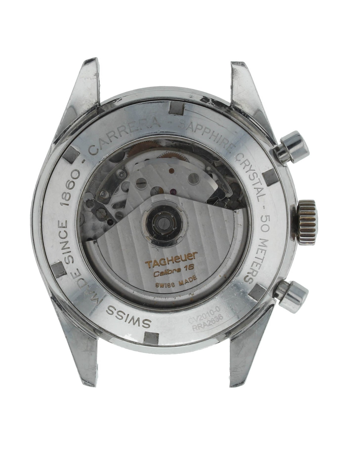 Tag Heuer Carrera 41mm Automatic Black Dial Chrono Men's Watch CV2010-0