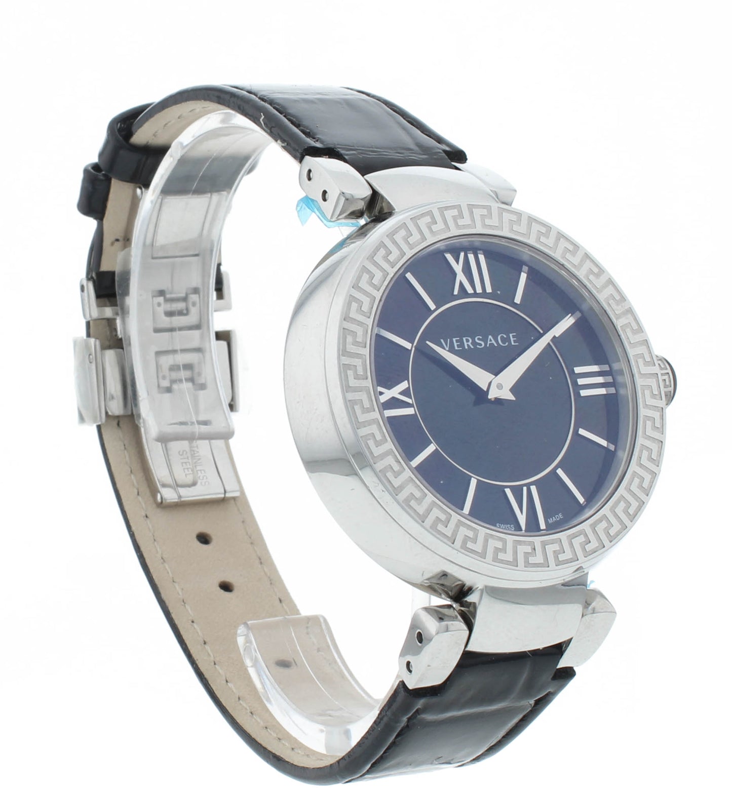 Pre-Owned Versace Leda Black Dial Quartz 38mm Quartz Men's Watch VNC01 0014