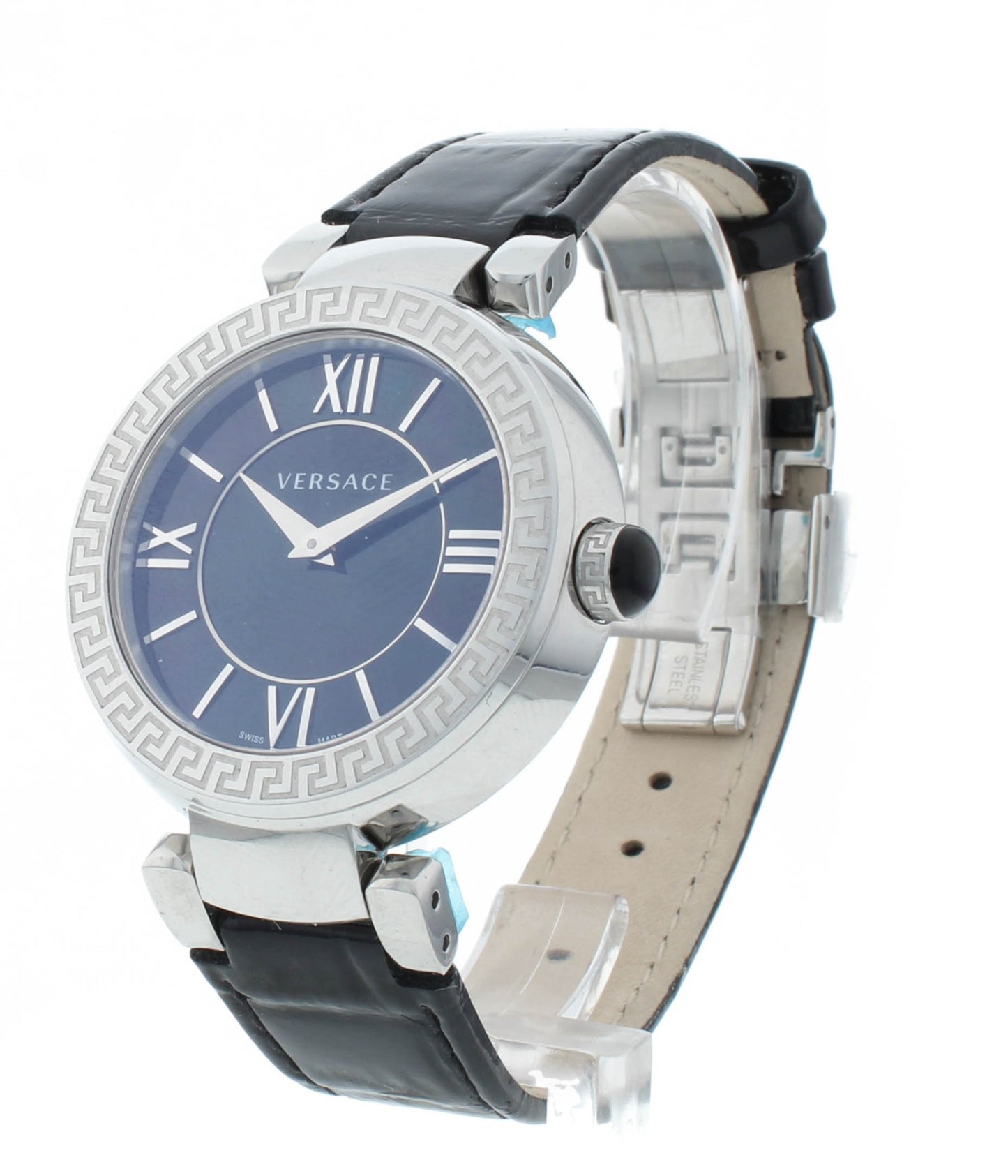 Pre-Owned Versace Leda Black Dial Quartz 38mm Quartz Men's Watch VNC01 0014