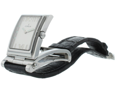 Corum Tabogan Tank Style Beige Dial Rectangle 24mm Quartz Ladies Watch 64.151.20