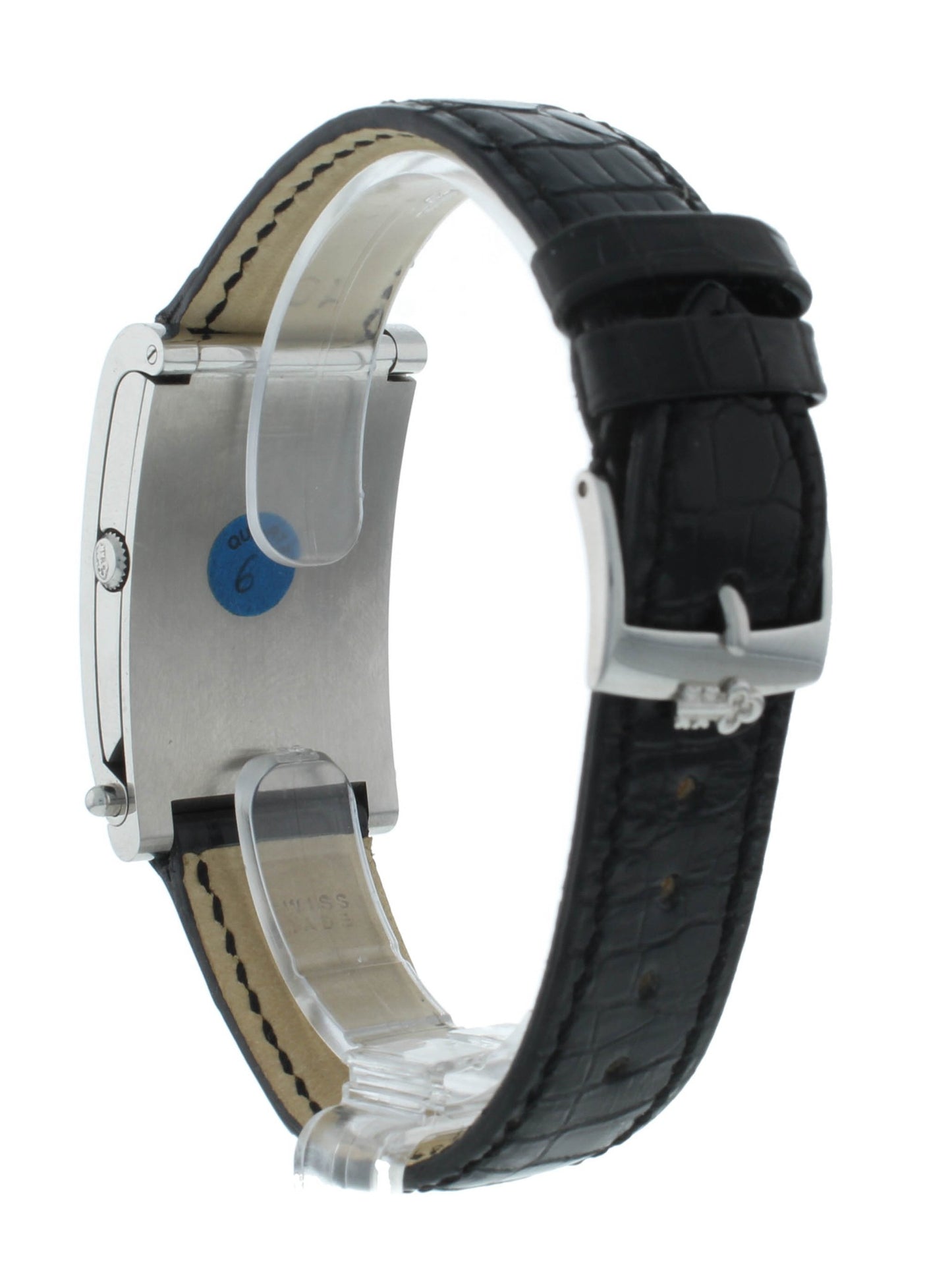 Corum Tabogan Tank Style Pink Dial Rectangle 24mm Quartz Ladies Watch 64.151.20