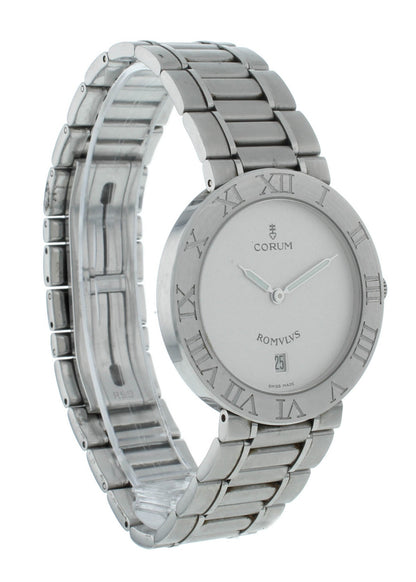 Corum Romlvs 35mm Quartz Stainless Steel White Dial Ladies Watch