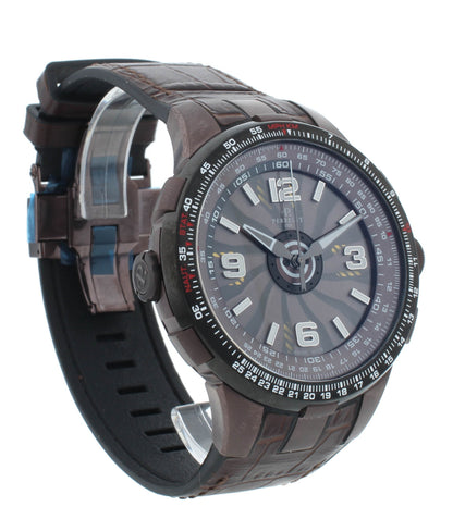 Pre-Owned Perrelet Turbine Pilot Brown Dial 48mm Automatic Men’s Watch A1094/2A