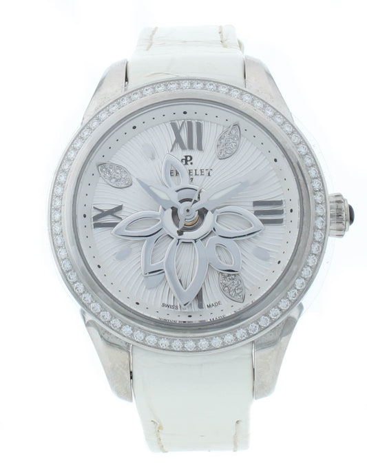 Perrelet Diamond Flower Diamond Bezel Automatic 36.5mm Ladies Watch A2066/1