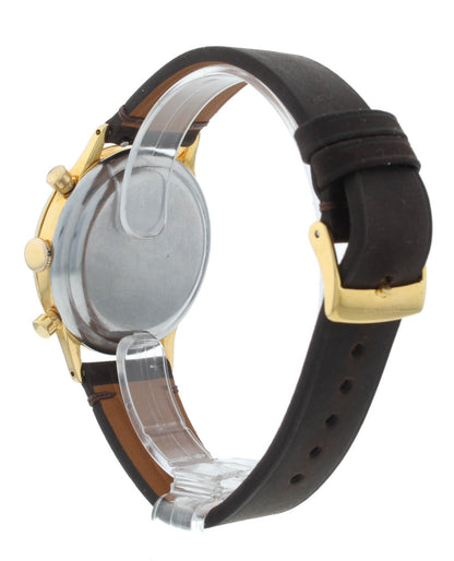 Minerva Chronograph Cal. 13-20 36.5mm Rose Dial Vintage Men's Watch