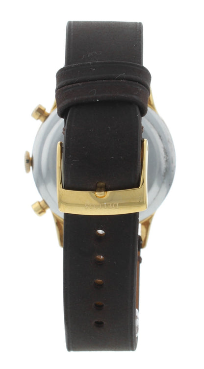 Minerva Chronograph Cal. 13-20 36.5mm Rose Dial Vintage Men's Watch