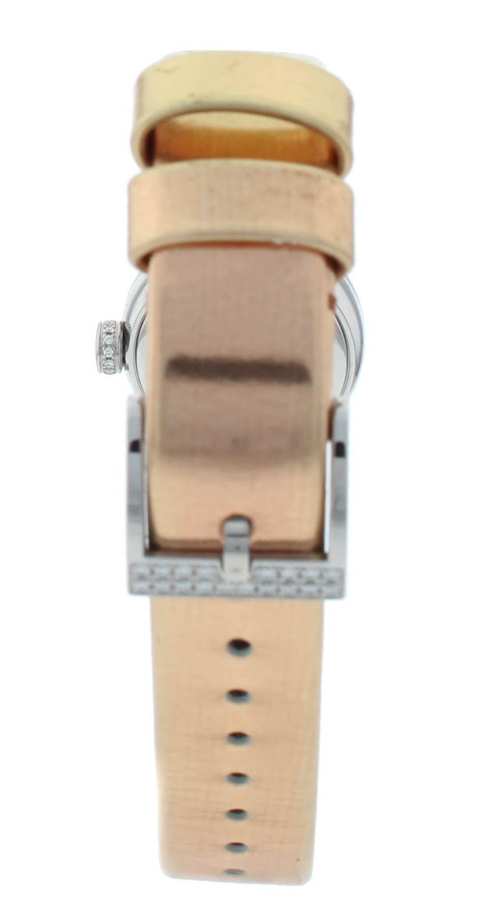 Dior La D De 19mm Black Dial Diamond Bezel Quartz Ladies Watch CD040110A015