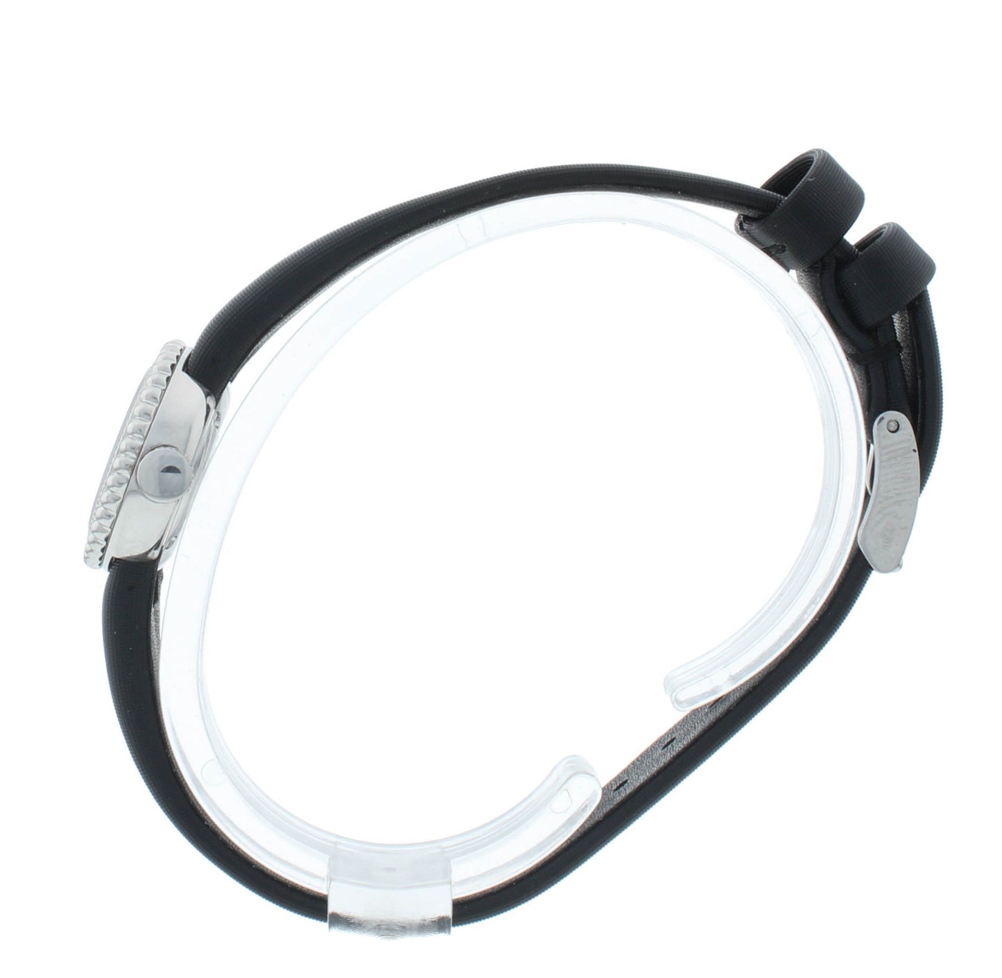 Dior La D De 19mm MOP Dial Black Satin Strap Quartz Ladies Watch CD040112A001
