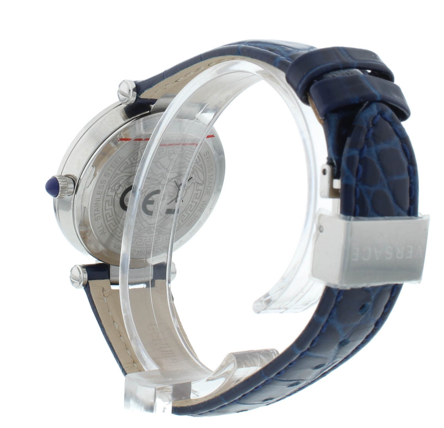 Versace Revive 35mm Quartz White Dial Stainless Steel Ladies Watch VAI04 0016