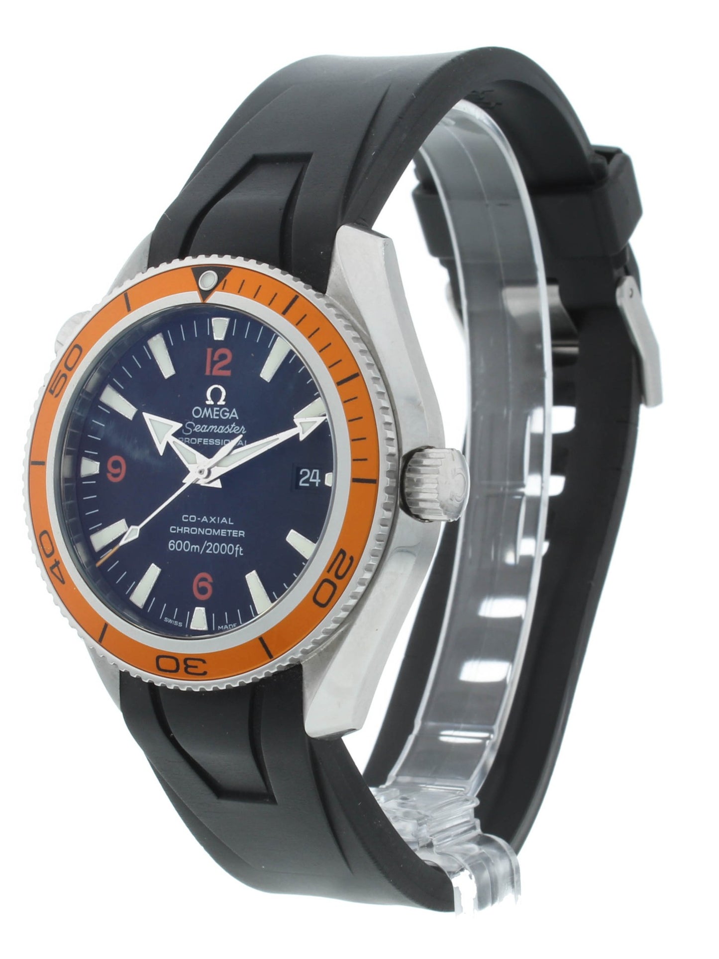 Omega Seamster Planet Ocean 600m Auto Black Dial 42mm Men's Watch 2909.50.91