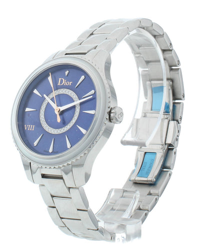 Dior Montaigne 32mm Blue Diamond Dial Quartz Ladies Watch CD152110M005