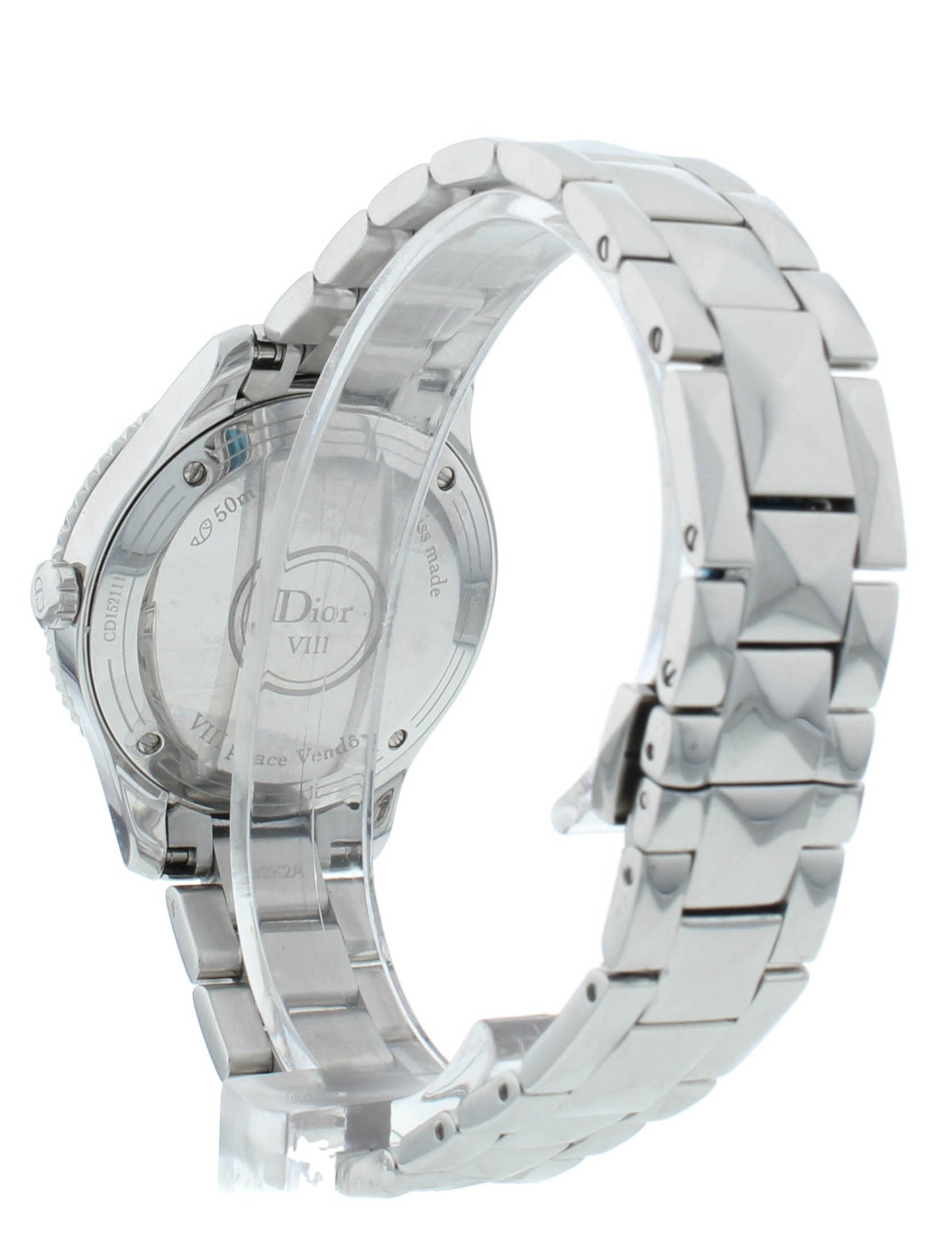 Dior Montaigne 32mm MOP Diamond Dial & Bezel Quartz Ladies Watch CD152111M001