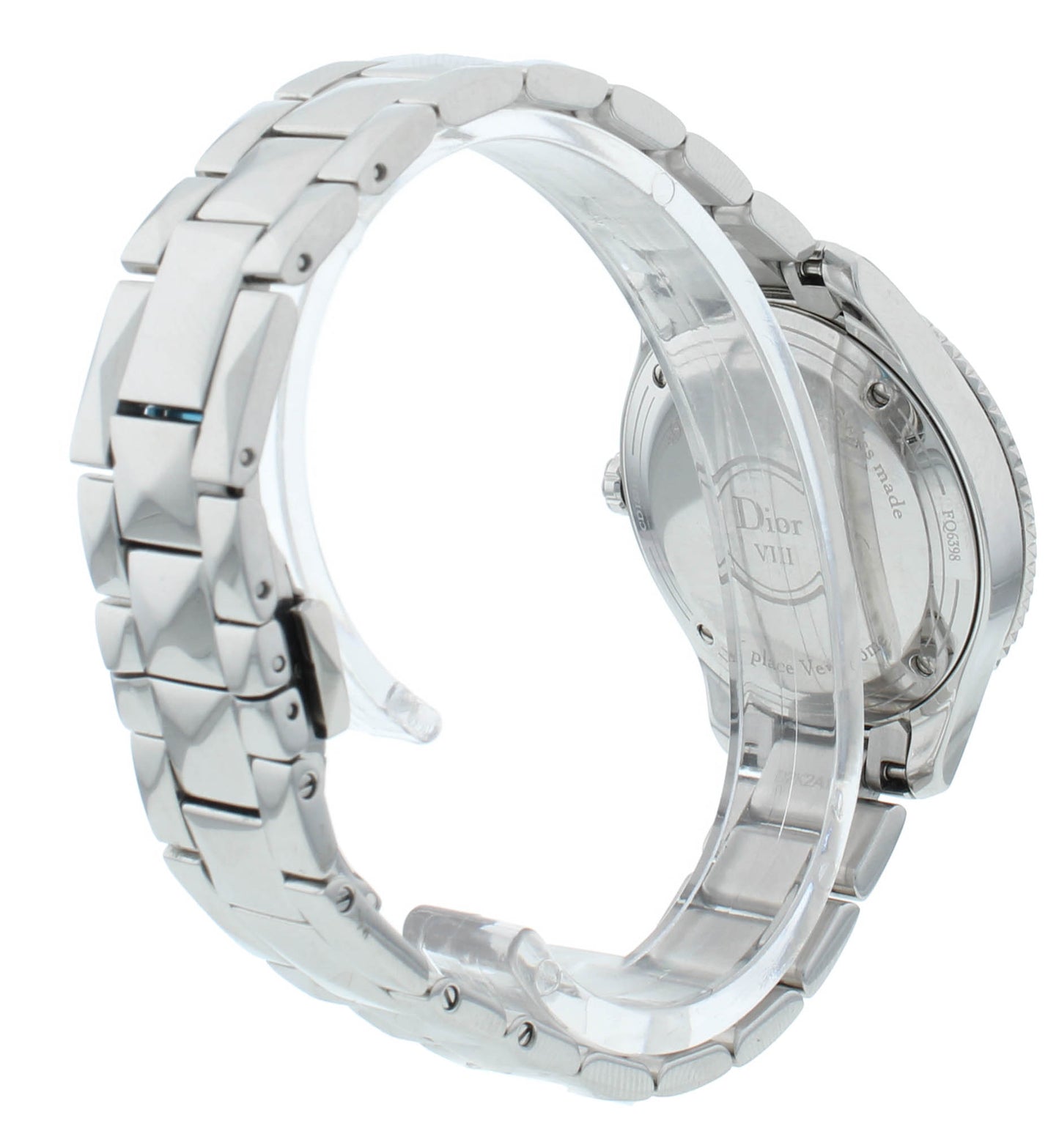 Dior Montaigne 32mm MOP Diamond Dial & Bezel Quartz Ladies Watch CD152111M001