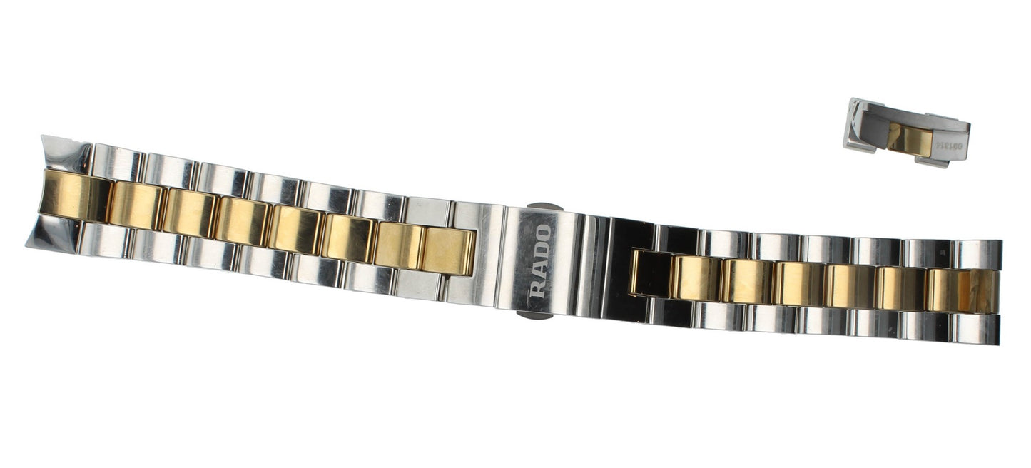 Rado Original Two-Tone Ceramos Bracelet Damaged End Part 18mm Width R32979902