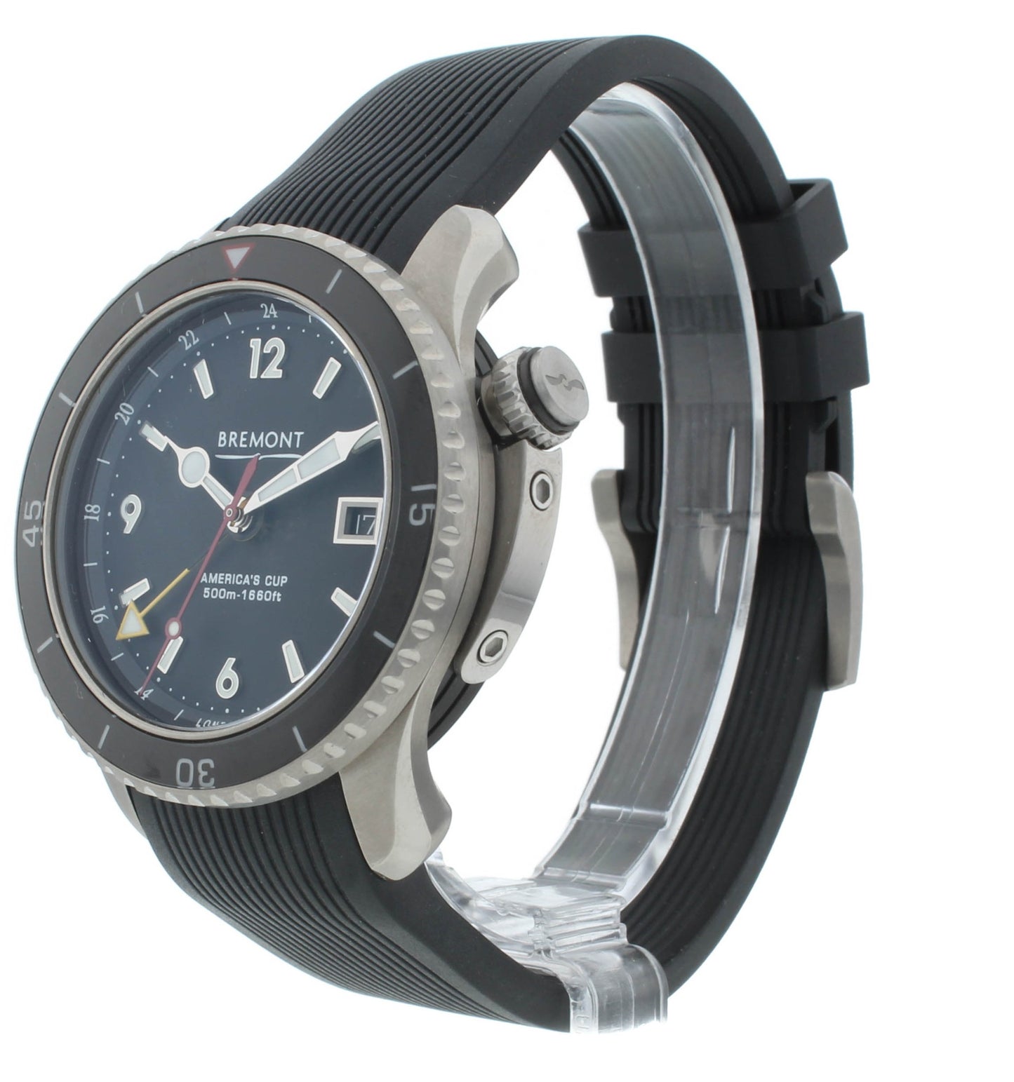 Bremont Regatta OTUSA 43mm Automatic Titanium Black Dial Men's Watch OTUSA-II-S