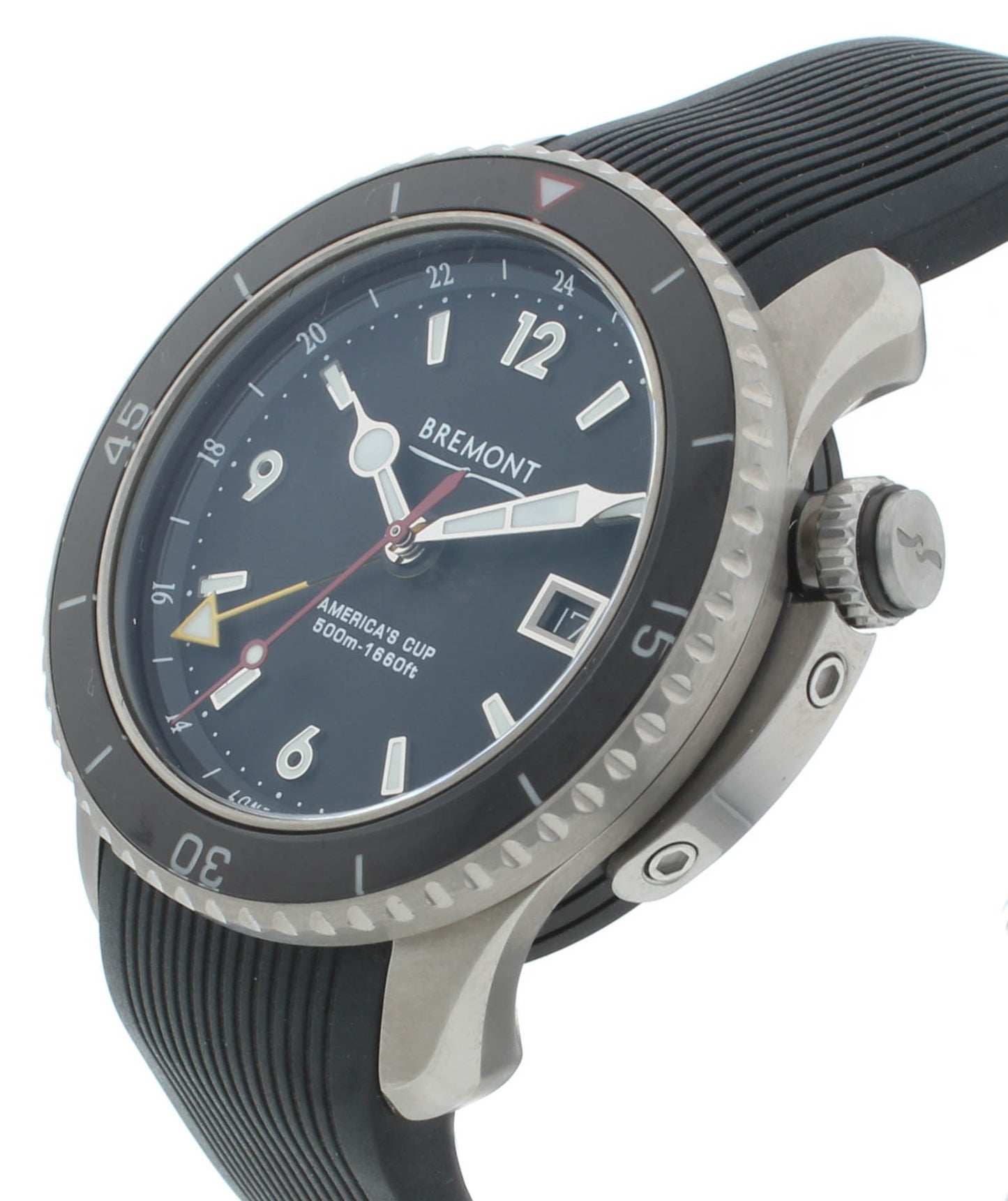 Bremont Regatta OTUSA 43mm Automatic Titanium Black Dial Men's Watch OTUSA-II-S