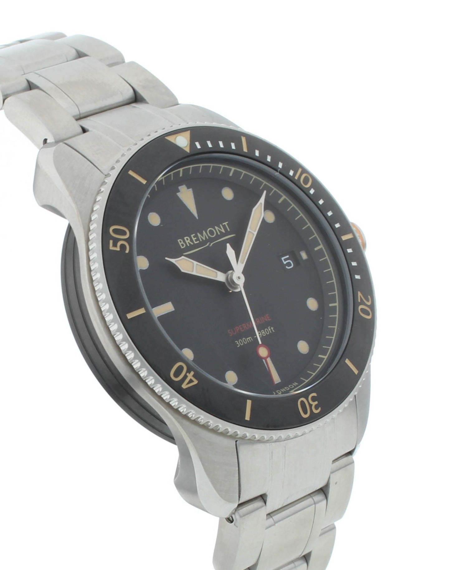 Bremont Supermarine S301 Black Dial 40mm Automatic Men’s Watch S301-BK-B