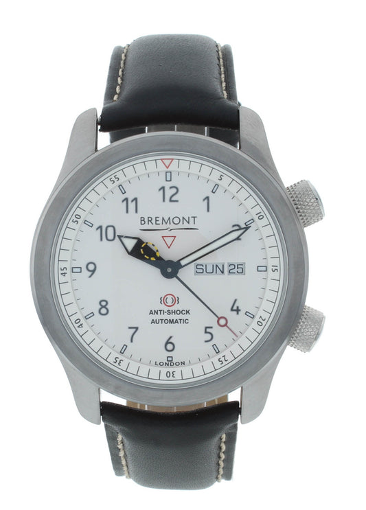 Bremont Martin Baker II White Dial Orange Barrel 43mm Men’s Watch MB-WH-OR-S