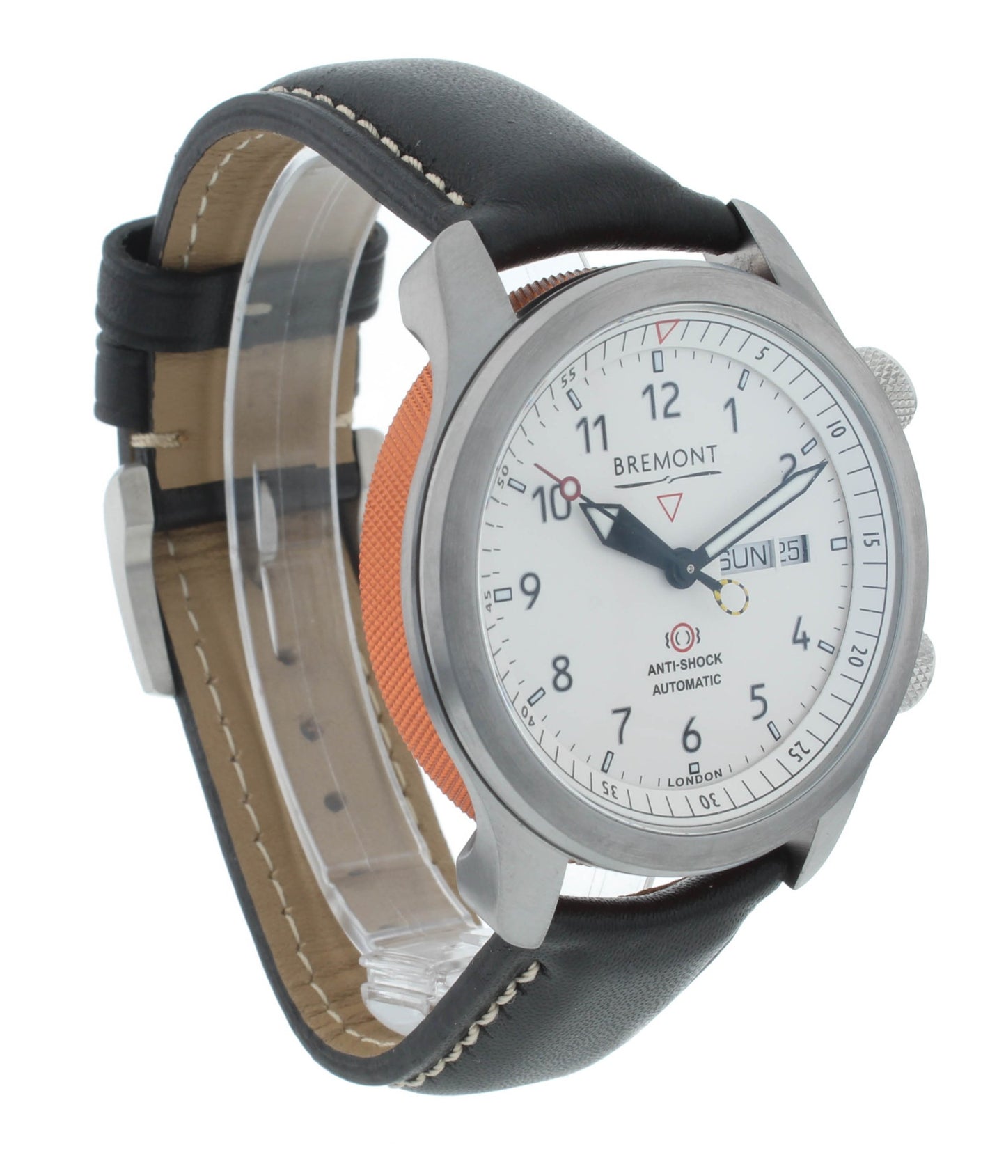 Bremont Martin Baker II White Dial Orange Barrel 43mm Men’s Watch MB-WH-OR-S