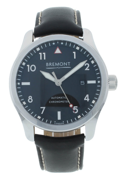 Bremont Solo Chronometer Black Dial 43mm Automatic Men’s Watch SOLO4S-P-BK-RS