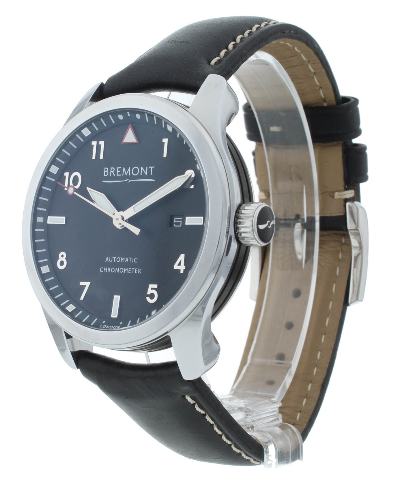 Bremont Solo Chronometer Black Dial 43mm Automatic Men’s Watch SOLO4S-P-BK-RS