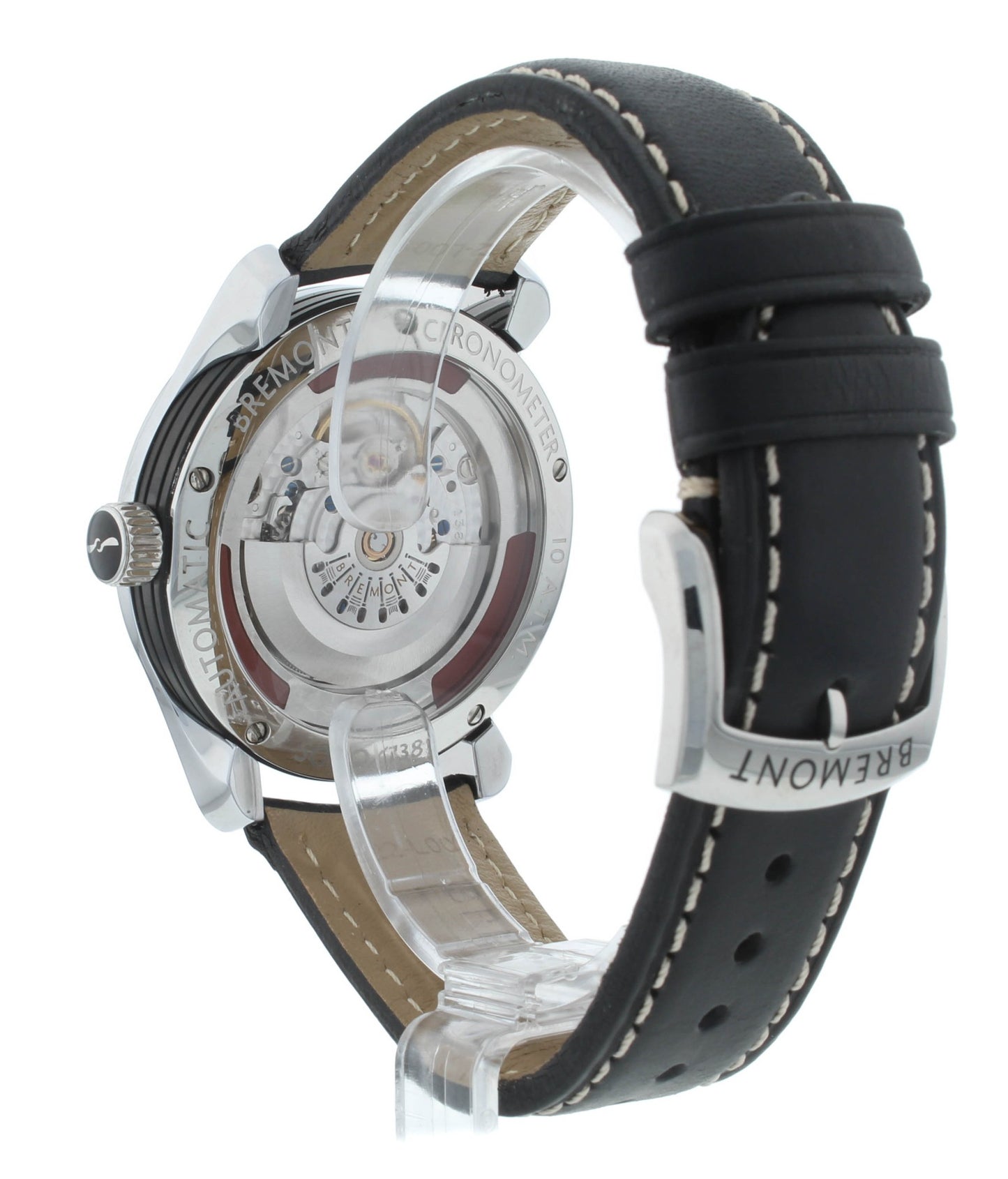 Bremont Solo Chronometer Black Dial 43mm Automatic Men’s Watch SOLO4S-P-BK-RS