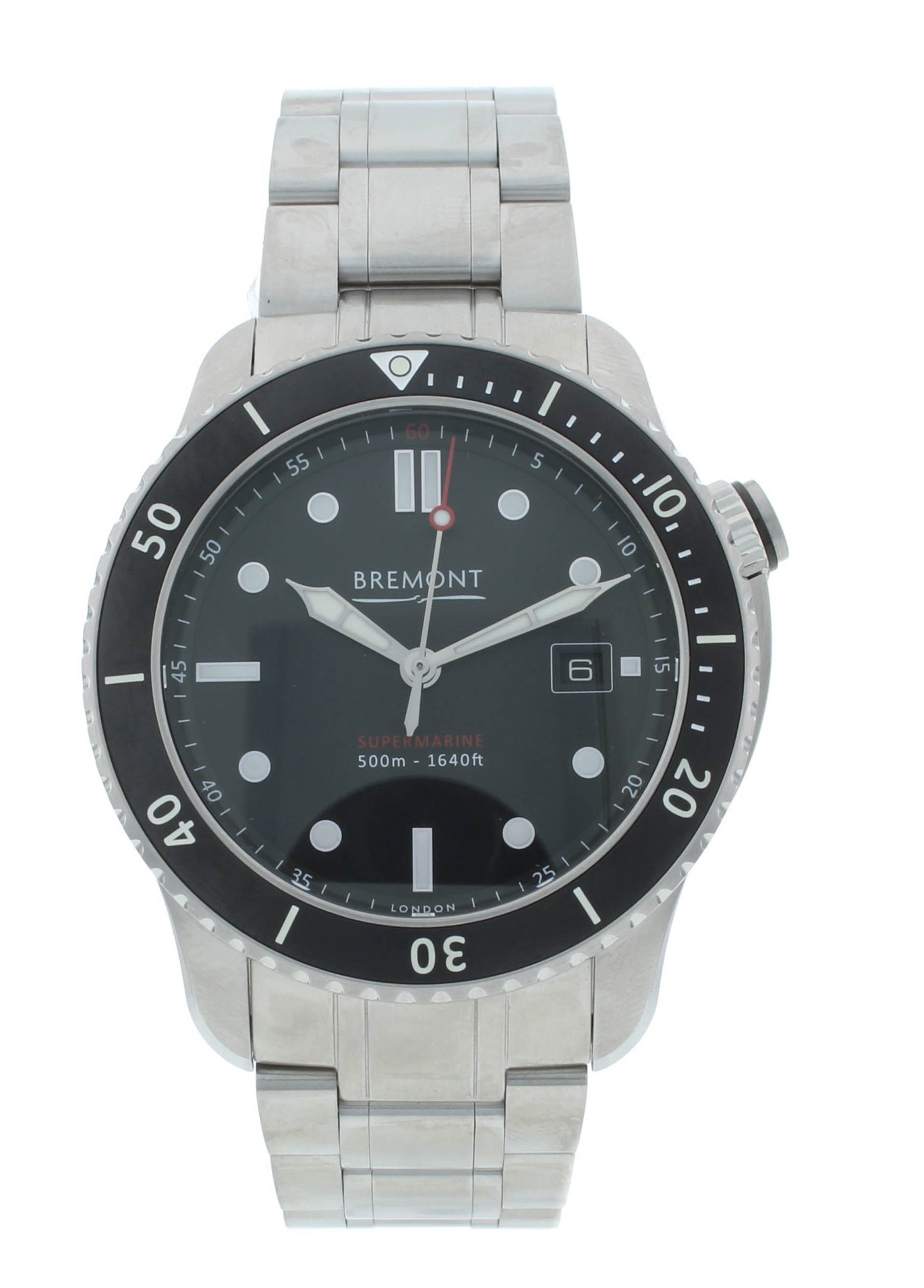 Bremont Supermarine S500 Stainless Steel 43mm Auto Men’s Watch S500-BK-2018-B