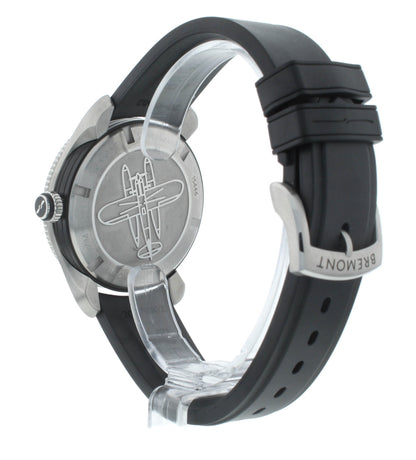 Bremont Supermarine S300 Rubber Strap 40mm Automatic Men’s Watch S300-BL-R-S
