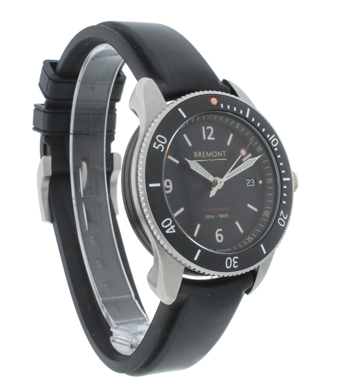 Bremont Supermarine S300 Chronometer 40mm Automatic Men’s Watch S300-BK-R-S