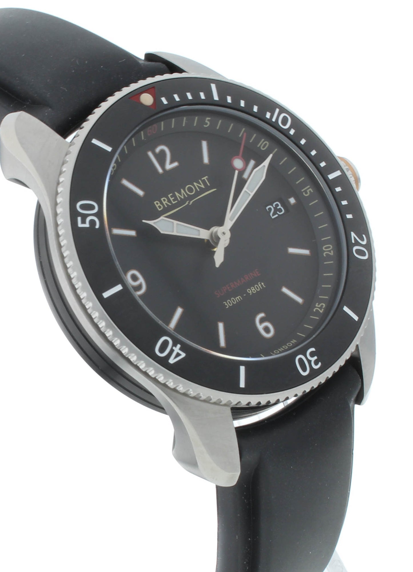 Bremont Supermarine S300 Chronometer 40mm Automatic Men’s Watch S300-BK-R-S