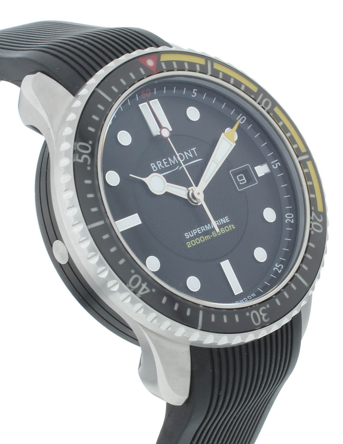 Pre-Owned Bremont S2000 Black Dial 45mm Automatic Men’s Watch S2000-YL-S