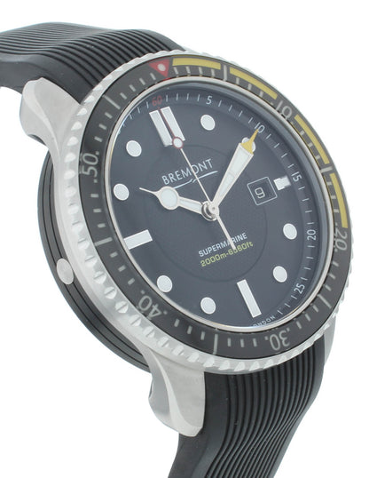 Pre-Owned Bremont S2000 Black Dial 45mm Automatic Men’s Watch S2000-YL-S