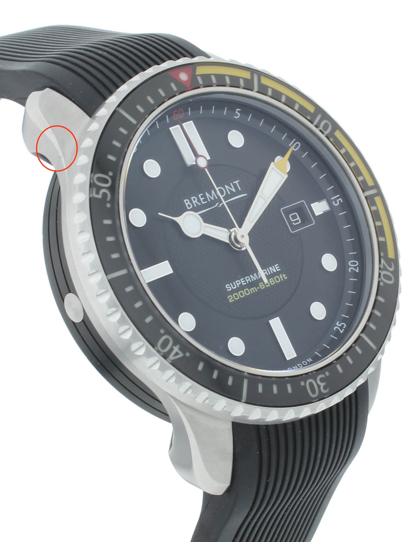 Pre-Owned Bremont S2000 Black Dial 45mm Automatic Men’s Watch S2000-YL-S