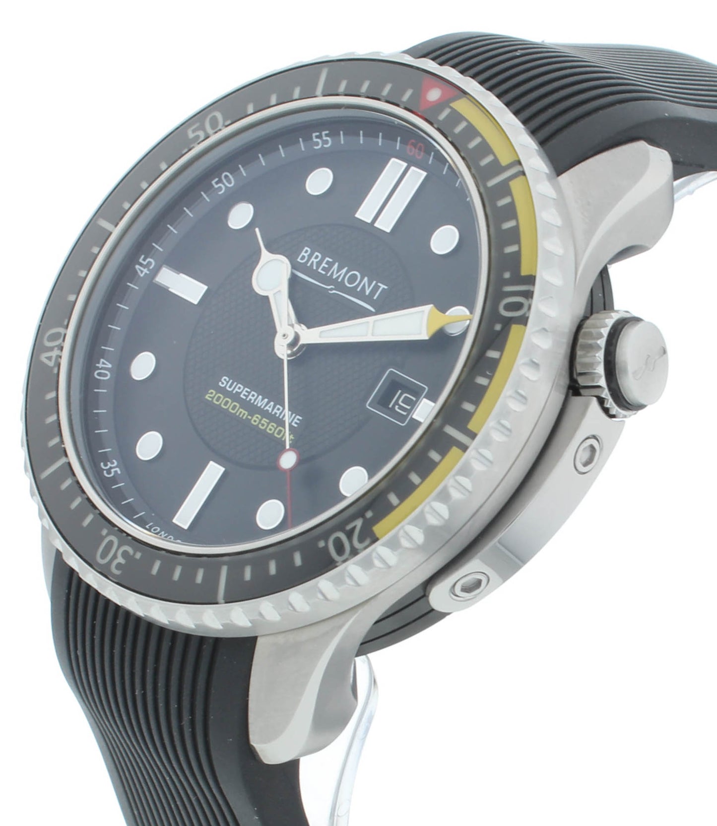 Pre-Owned Bremont S2000 Black Dial 45mm Automatic Men’s Watch S2000-YL-S