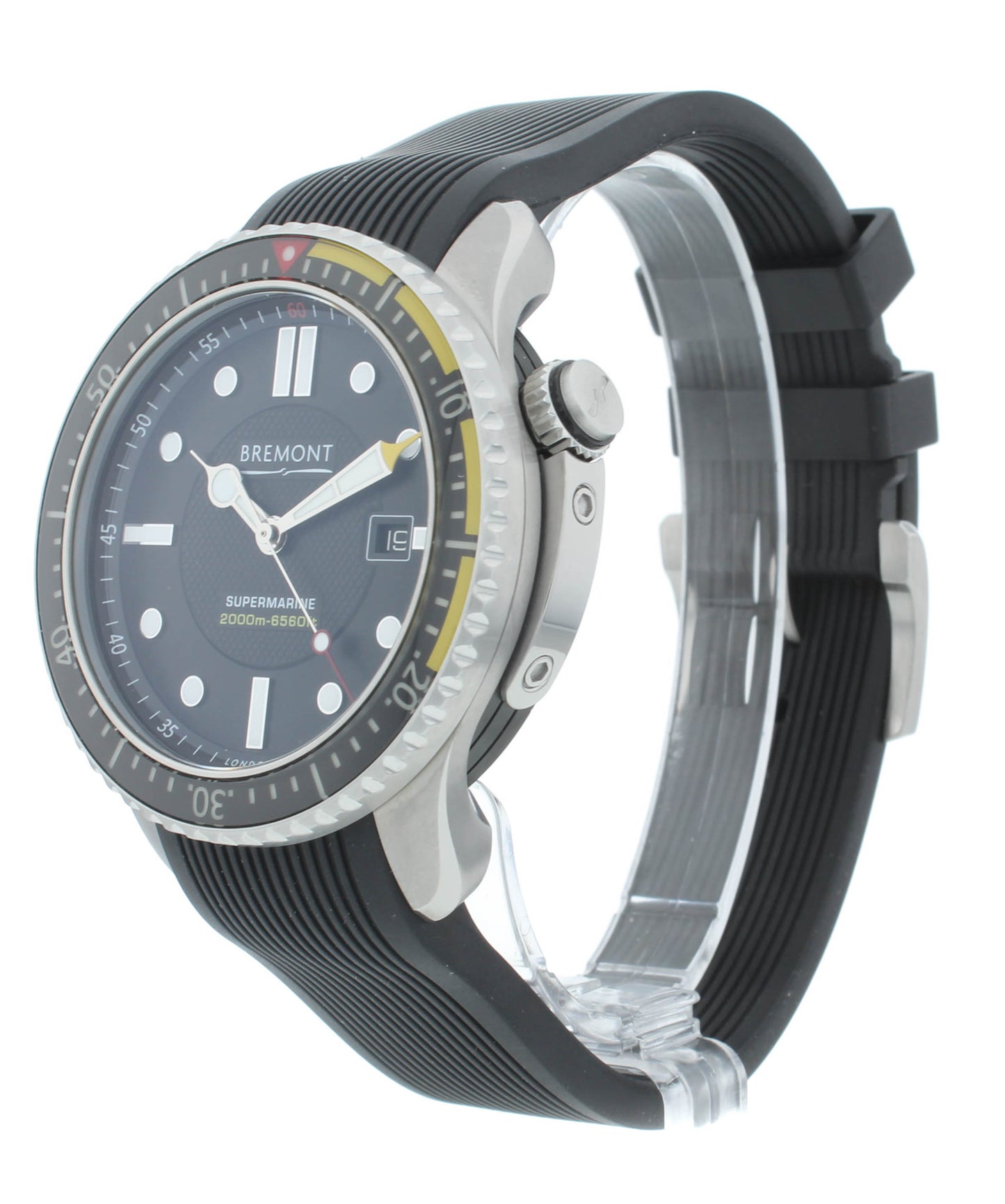 Pre-Owned Bremont S2000 Black Dial 45mm Automatic Men’s Watch S2000-YL-S